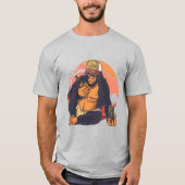 Gorilla Drink Beer T-shirt (Voorkant)