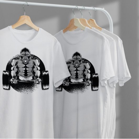 Gorilla Dumbbell T-shirt