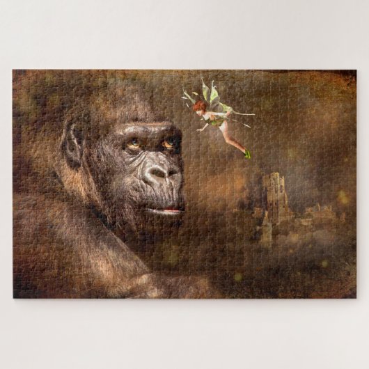 Gorilla en Fairy Legpuzzel (Horizontaal)