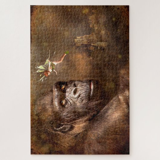 Gorilla en Fairy Legpuzzel (Verticaal)