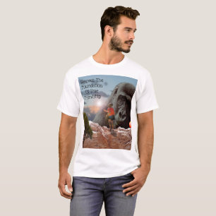 Gorilla en Respect Friendship Logo, T-shirt