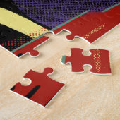 Gorilla Endanged Wild Exotic Animal Colorful Legpuzzel (Zijkant)