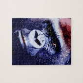 Gorilla Face Blue Pop Art Legpuzzel (Horizontaal)