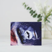 Gorilla Face Briefkaart (Staand voorkant)