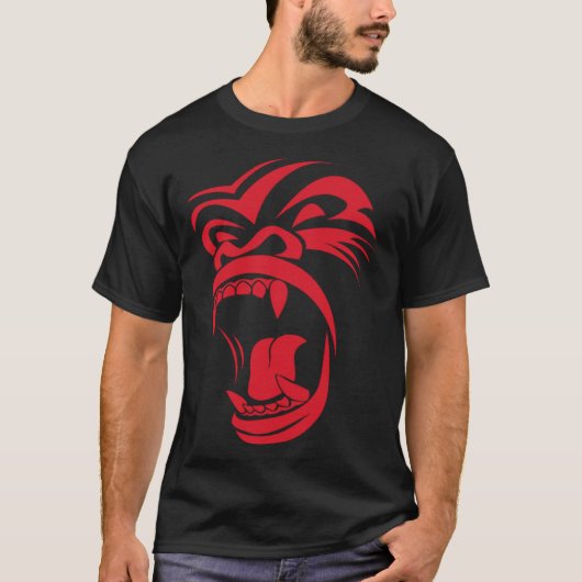 Gorilla Face for Men Kinder T-shirt (Voorkant)