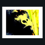 Gorilla Face Pop Art Poster Print. Gorilla Posters<br><div class="desc">Gorilla Head Pop Art Digital Photography Artwork - Wilde dieren Mountain Gorillas Afbeeldingen - Mountain Gorilla Face Close look - Primates Artwork</div>