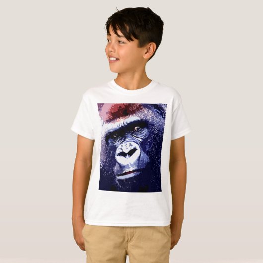 Gorilla Face T-shirt (Voorkant volledig)