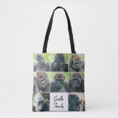 Gorilla Familie Tote Bag (Voorkant)