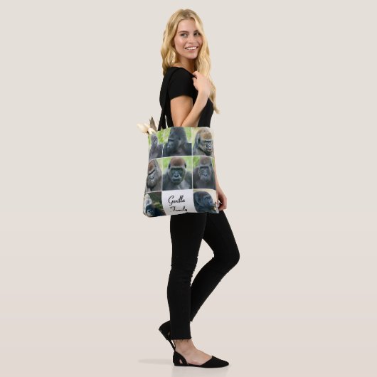 Gorilla Familie Tote Bag (Op model)