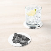 Gorilla Family coaster. ゴリラ家族のコースター　GorillaLife Ronde Kartonnen Onderzetter (Insitu)