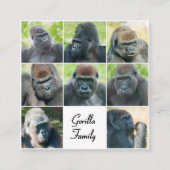 Gorilla Family Informatiekaartje (Voorkant)