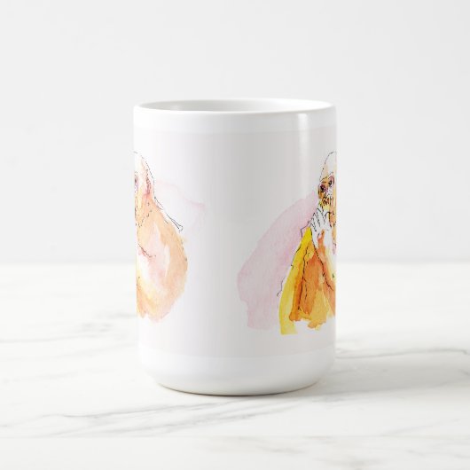 Gorilla Family Mug (ゴリラ家族のマグカップ)Gorilla Life Koffiemok (Center)