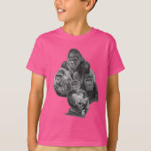 Gorilla Family T-shirt (ゴリラ家族のT-シャツ)Gorilla Life (Voorkant)