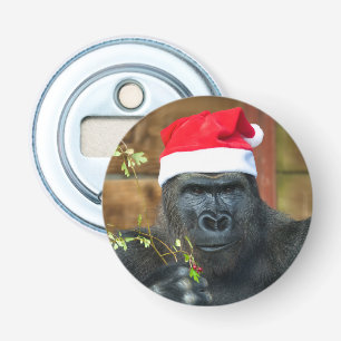 Gorilla feestelijke vrolijkheid ontketend button flesopener