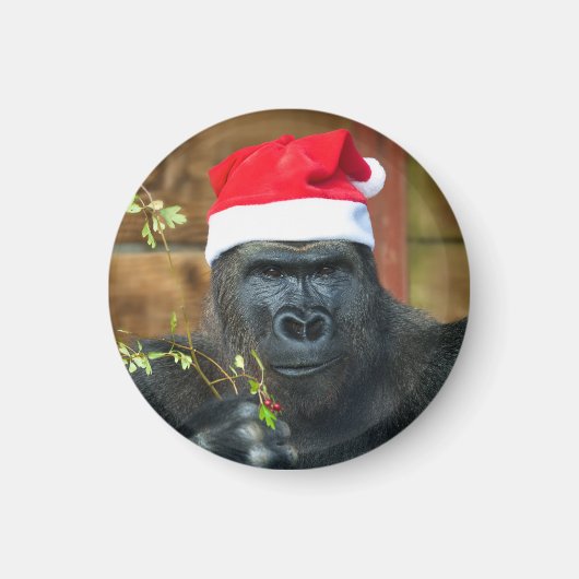 Gorilla feestelijke vrolijkheid ontketend magneet (Voorkant)