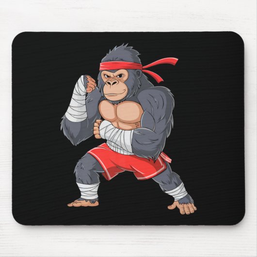 Gorilla Fighter MMA Kickbokstraining Vechtkunst Muismat (Voorkant)