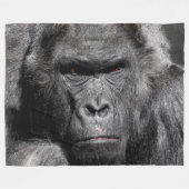 Gorilla Fleece Blanket (Voorkant (Horizontaal))