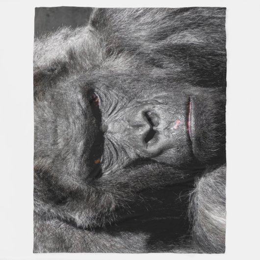 Gorilla Fleece Blanket Deken (Voorkant)