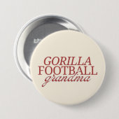 Gorilla Football oma Ronde Button 7,6 Cm (Voorkant /achterkant)