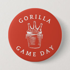 Gorilla Game Day Bucket Ronde Button 7,6 Cm