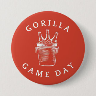 Gorilla Game Day Bucket Ronde Button 7,6 Cm