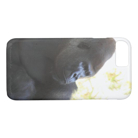 Gorilla Gaze iPhone 7 Hoesje (Achterkant (Horizontaal))