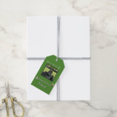 Gorilla-gerichte wilde verjaardagskunst cadeaulabel (Met Touw)