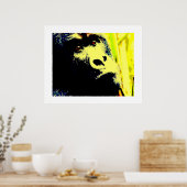 Gorilla Gezicht Pop Art Poster Print. Gorilla Post (Keuken)