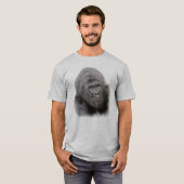 Gorilla gezichtspatroon t-shirt (Voorkant volledig)