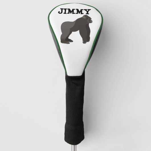 GORILLA GOLF DRIVER HOESJE GEPERSONALISEERD GRAPPI GOLFHEADCOVER (Voorkant)