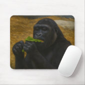Gorilla Grace - Realistisch wildlife portret Muismat (Met muis)