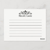 Gorilla Grandma's Banana Pudding Recept Kinder kok Briefkaart (Achterkant)