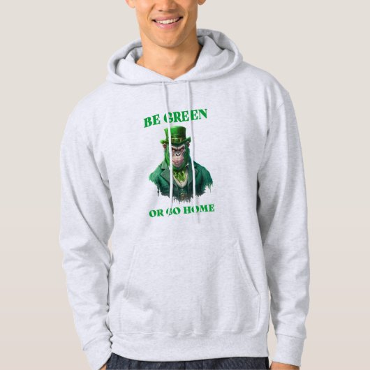 Gorilla Green Hoodie (Voorkant)