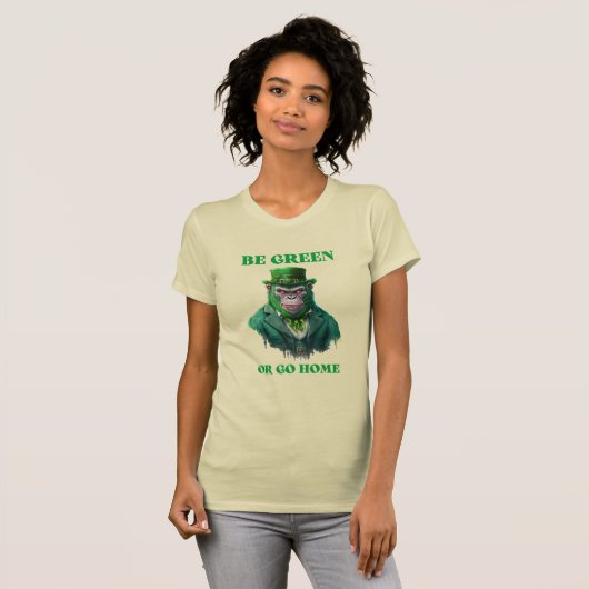 Gorilla Green T-shirt (Voorkant volledig)