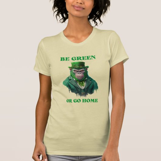 Gorilla Green T-shirt (Voorkant)