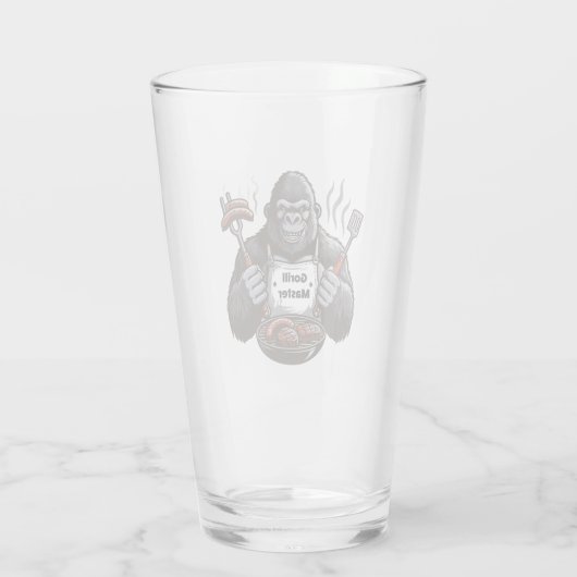 Gorilla Grill Master Glas (Achterkant)