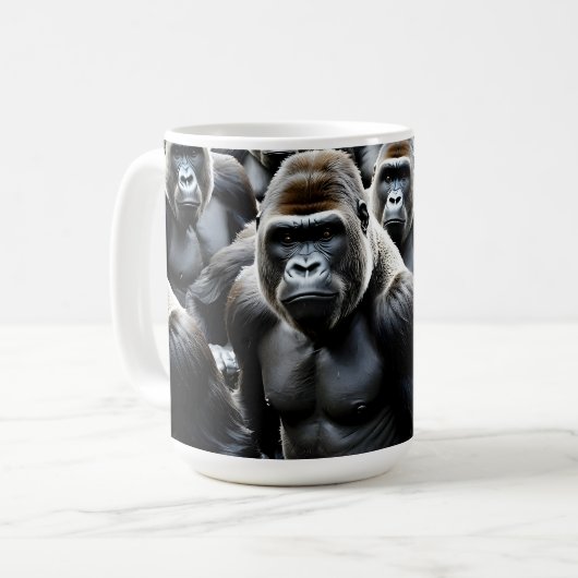 Gorilla Groep Koffiemok (Voorkant links)