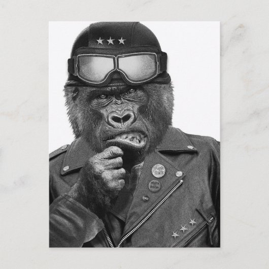 Gorilla Guy Briefkaart (Voorkant)