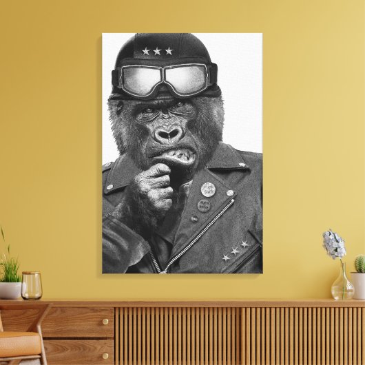 Gorilla Guy Canvas Afdruk (Insitu (Woonkamer))