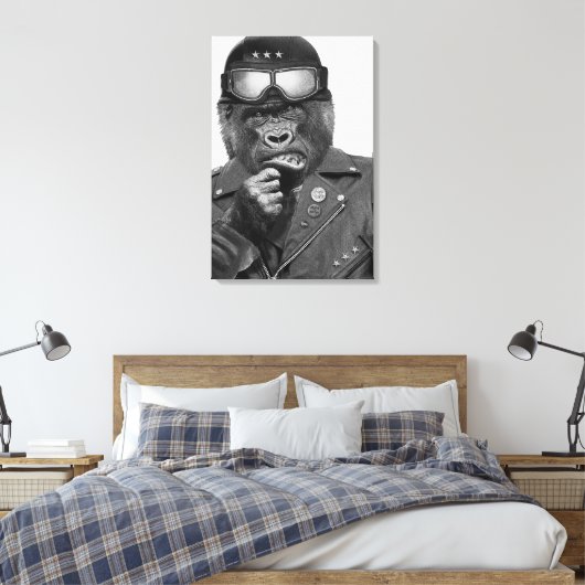 Gorilla Guy Canvas Afdruk (Insitu (Slaapkamer))