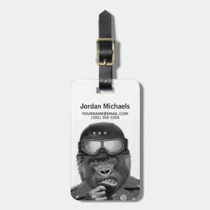 Gorilla Guy   Jouw namen toevoegen Bagagelabel