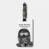 Gorilla Guy | Jouw namen toevoegen Bagagelabel (Achterkant verticaal)