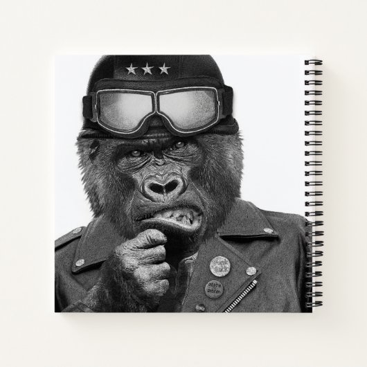 Gorilla Guy Notitieboek (Achterkant)
