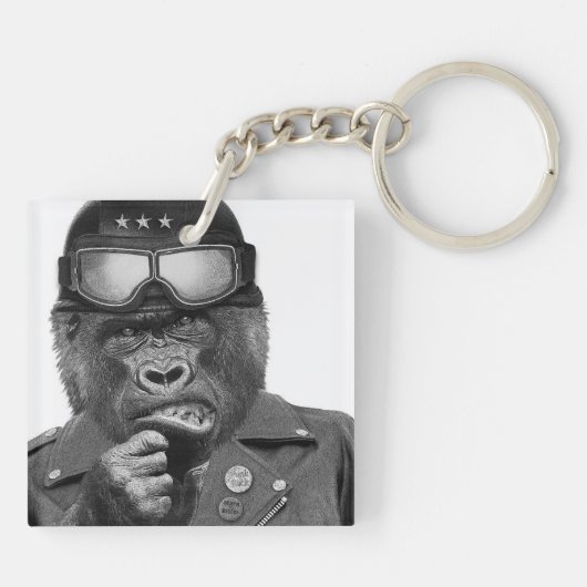 Gorilla Guy Sleutelhanger (Achterkant)