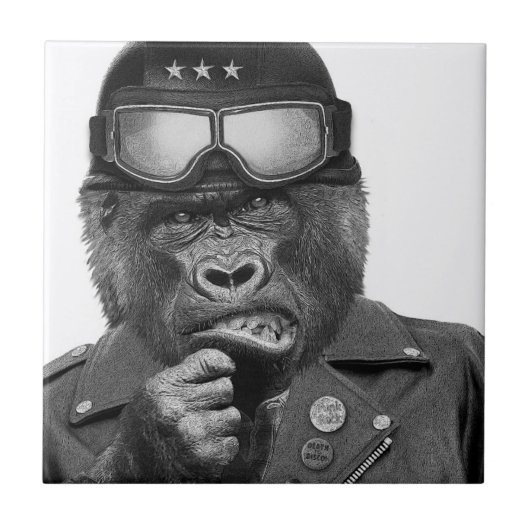 Gorilla Guy Tegeltje (Voorkant)