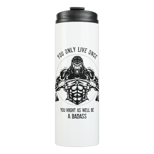 Gorilla Gym Thermosbeker (Voorkant)