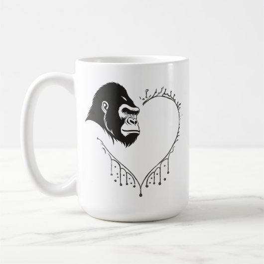 Gorilla Heartbeat Koffiemok (Links)