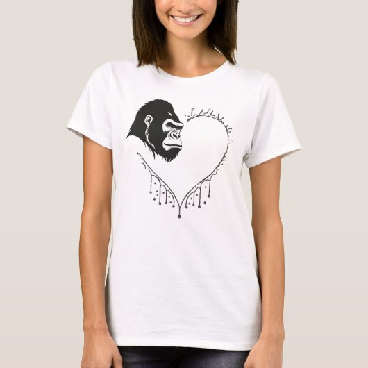 Gorilla Heartbeat T-shirt (Voorkant)