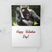 GORILLA, HEY CUTIE VALENTIJN kaart (Binnen)