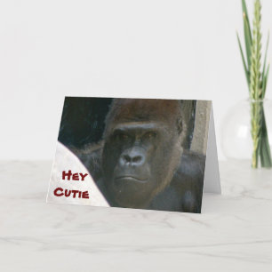 GORILLA, HEY CUTIE VALENTIJN kaart